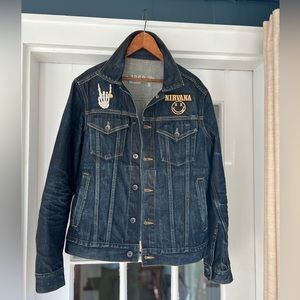 Nirvana Gap Men's Denim Grunge Jean Jacket